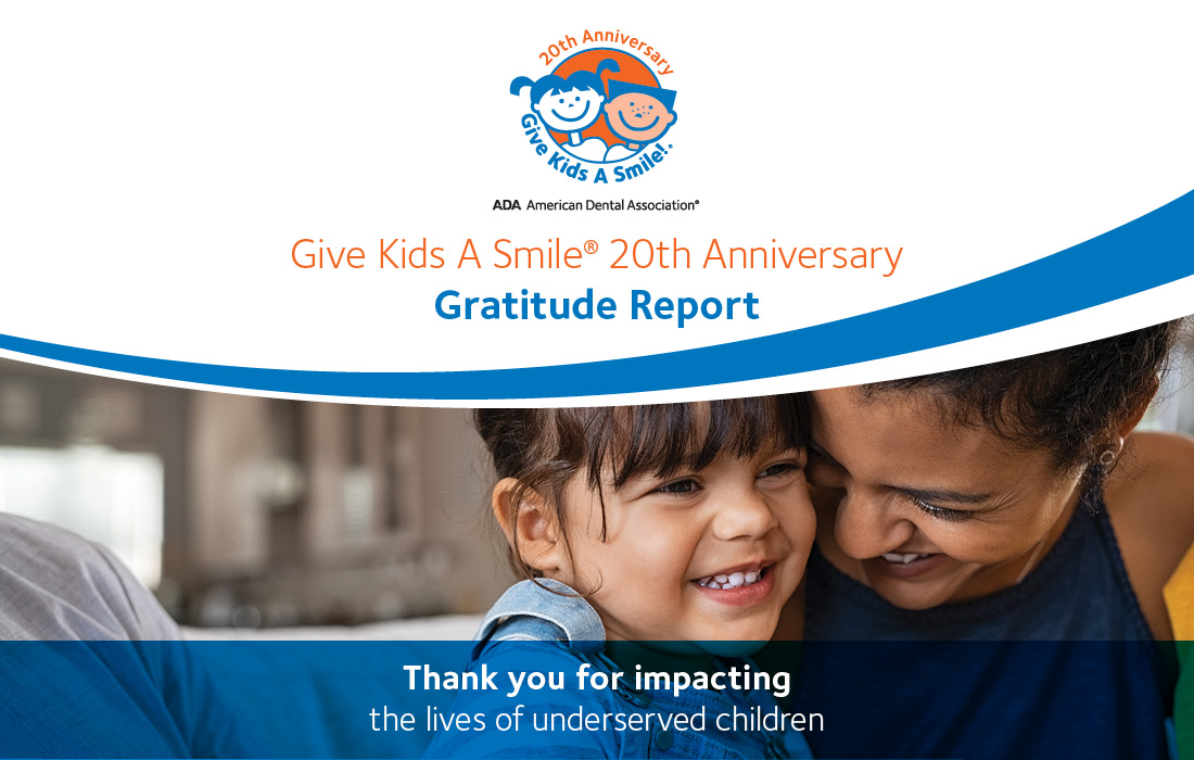 Give Kids a Smile 20TH Anniversary Graduate Report image.