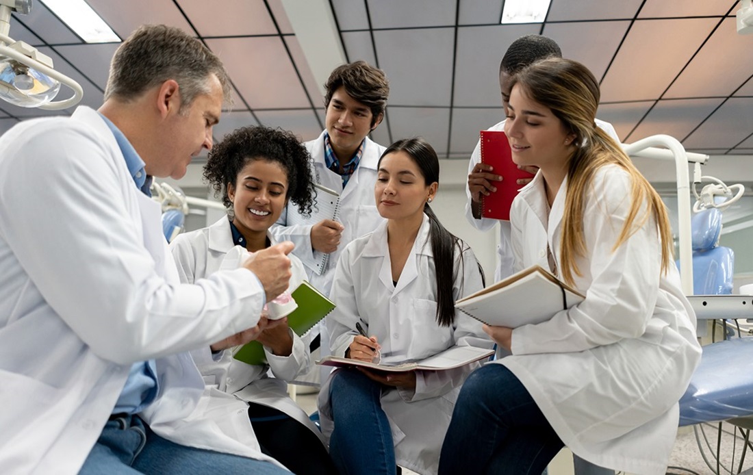 Group of dental students
